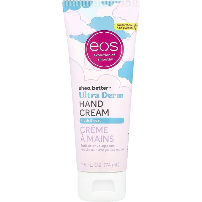 EOS, Shea Better™, Crème Mains Ultra Derm, Frais & Confortable, 2,5 fl oz (74 ml) white