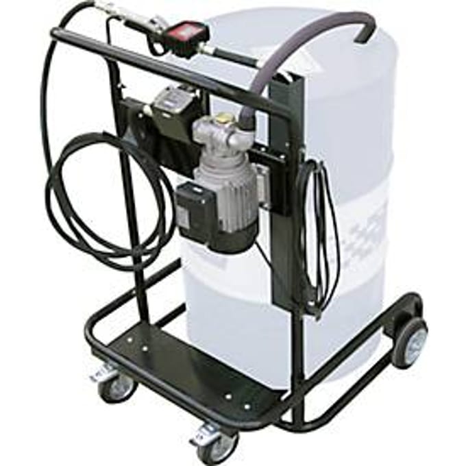 Mobiele smeermiddel compact unit CEMO Viscotroll 200/2, met literteller K400, 9 l/min