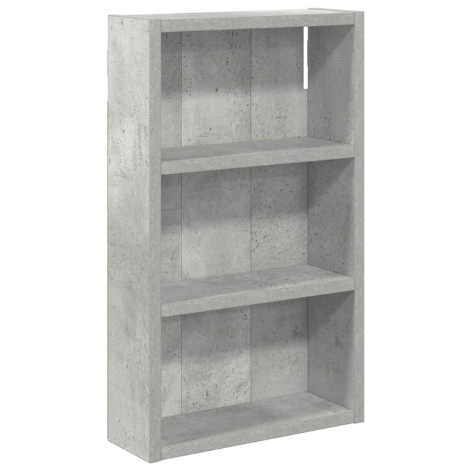 Armoire murale de salle de bain Gris béton 30 x 10 x 50 cm Panneau de particules