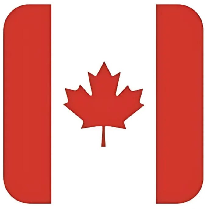 Bierviltjes Canadese vlag vierkant 15 st