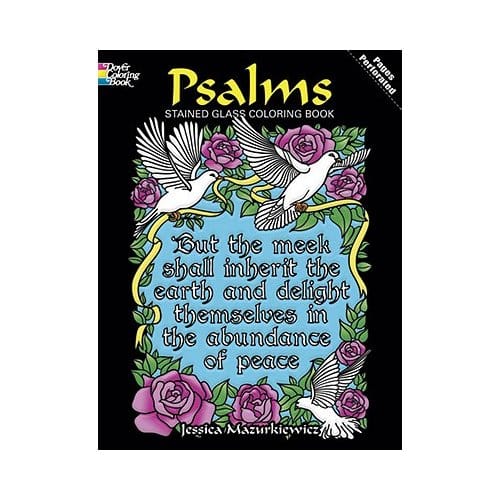 Psalms Stained Glass Coloring Book - Mazurkiewicz, Jessica