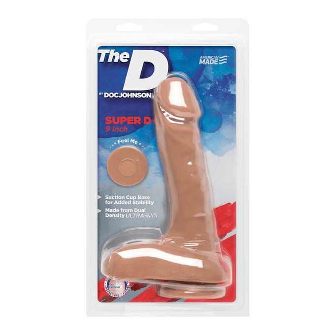 Realistische Dildo the D - Super D - Caramel