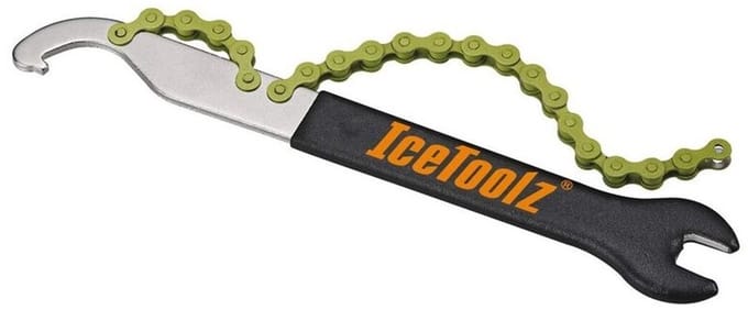 IceToolz Tandkransafnemer - Kettingzweep - Pedaalsleutel 15 mm - Borgringsleutel
