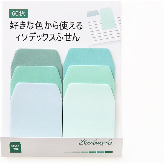 60 vellen Aquarel Verloop Japanse Plaknotitie Memoblok Kantoor Planner Stickerpapier Schrijfwaren Schoolbenodigdheden