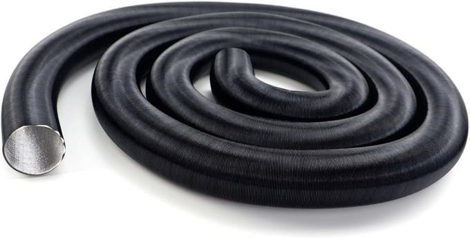 Flexibele Aluminium Uitlaatpijp 60mm Diameter 3 Meter voor Dieselverwarming en Ventilatie