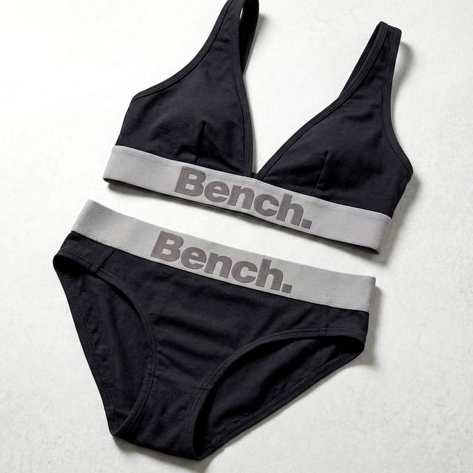 Dames Katoenen Bralette en Slip Set | Zachte Rekbare Ondergoed Set