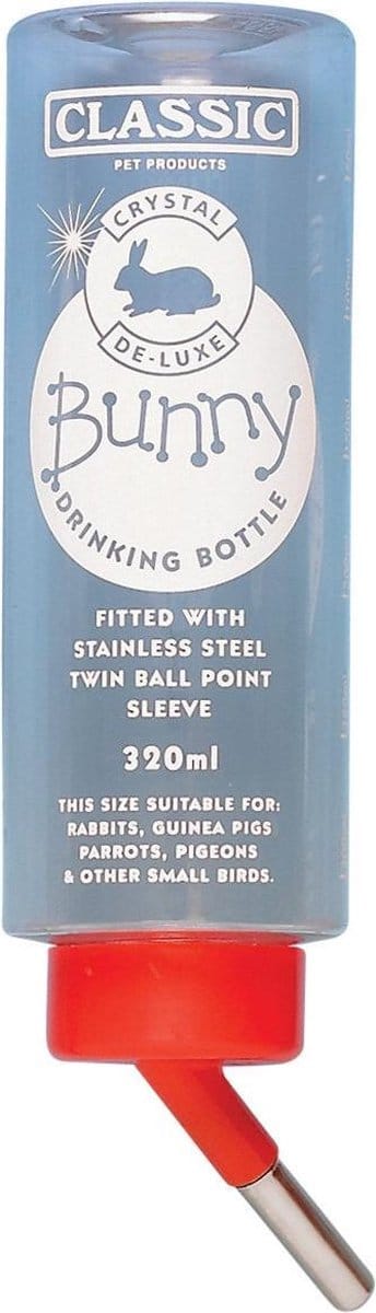 Classic Drinkfles voor kleine konijnen - 320 ml