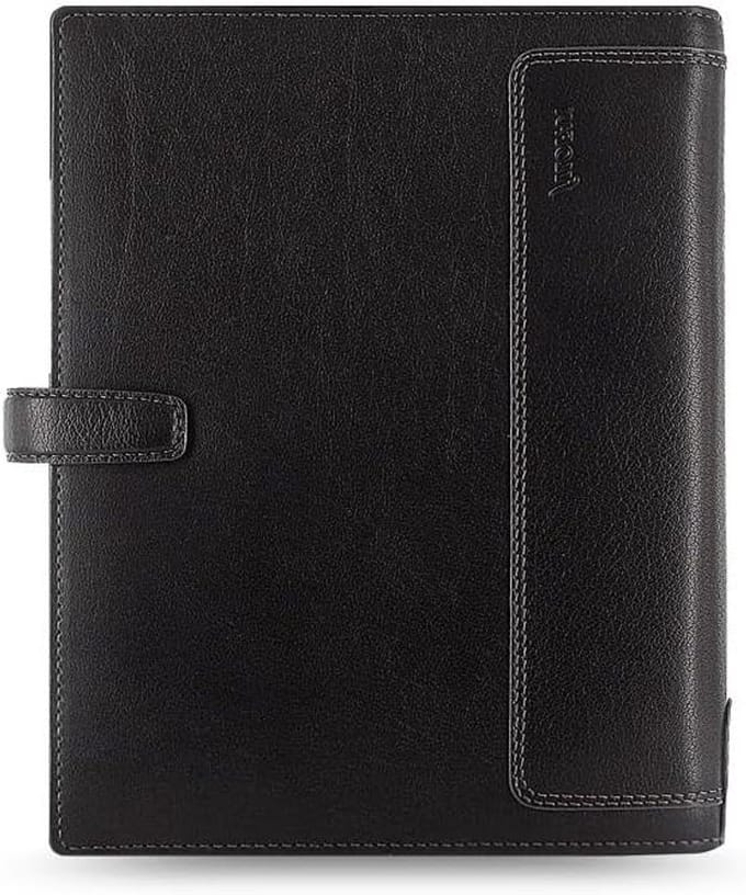 Agenda Organizer - Planners - Afspraken Plannen - Zacht Leer - A5 Formaat - Zwart