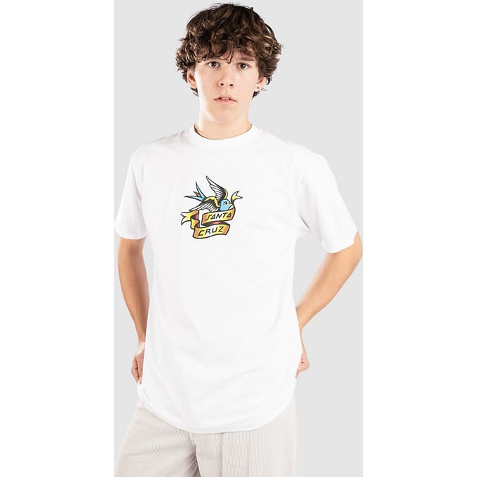Santa Cruz Sommer Sparrow Front T-Shirt wit