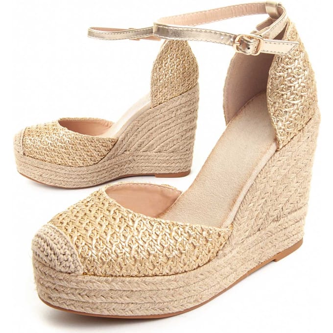 Espadrilles Wedge voor Vrouwen Montevita Luca2 87292 36 goud