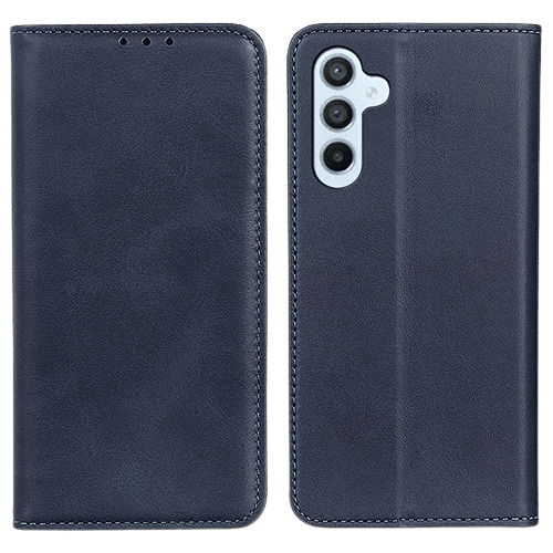 CaseBody Samsung Galaxy A56 Real Leather Wallet Hoesje Blauw