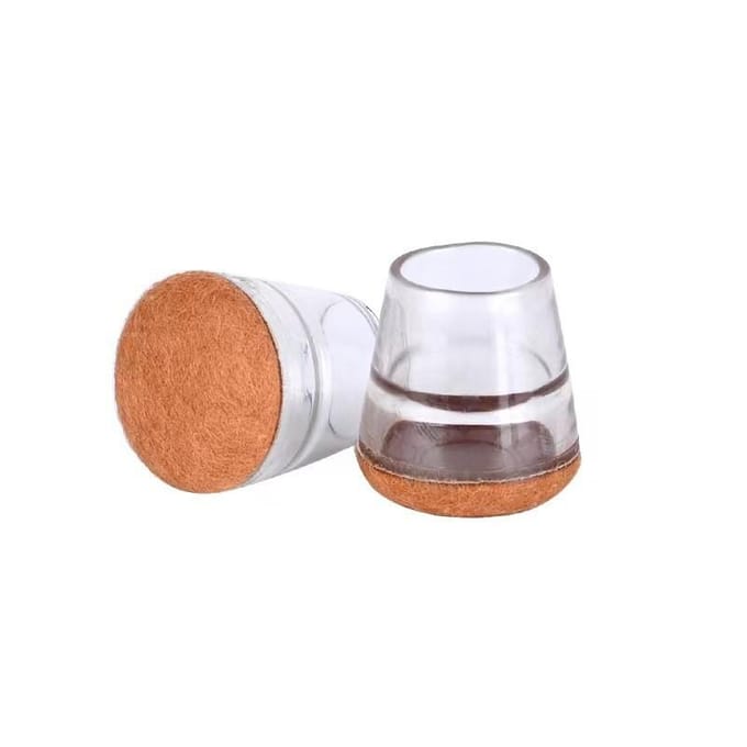 Couvre-pieds de chaise en silicone épais, housse de protection en feutre bordé, tabouret, table et chaise