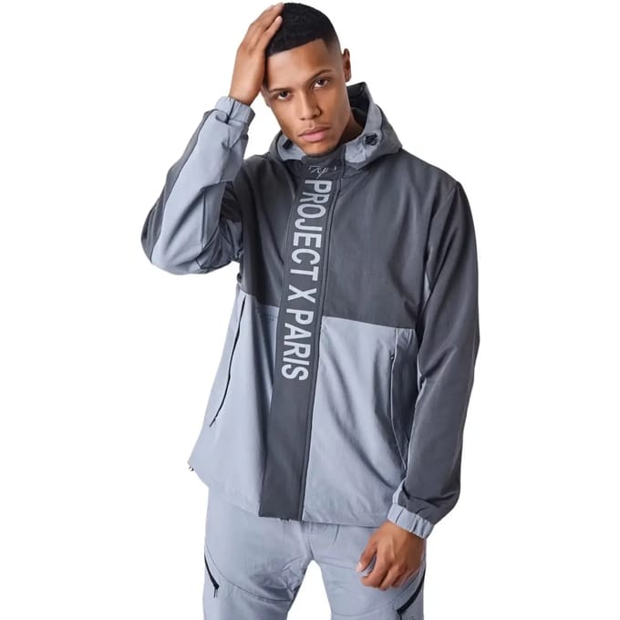 Waterdichte jas met capuchon Project X Paris Colorblock