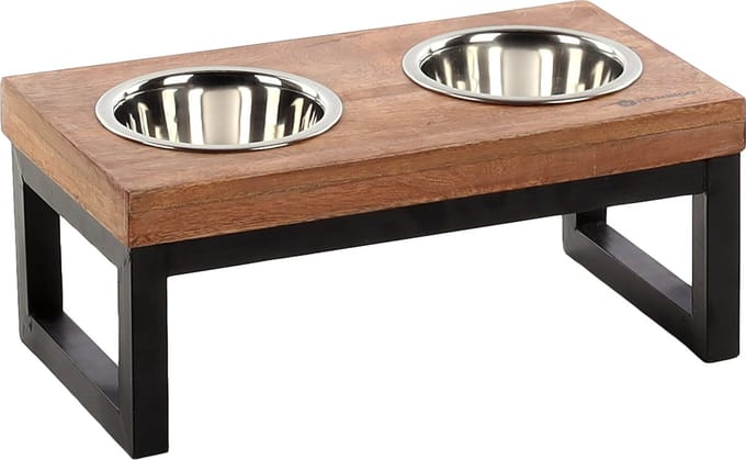 Flamingo Voerbak - Hondenbak - Dinerset - Tommy – 2x370ml, Praktisch, Duurzaam en Design!