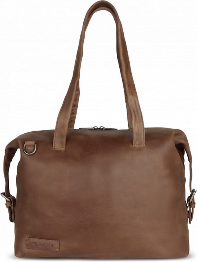 Plevier Skye dames laptoptas 14 inch taupe.