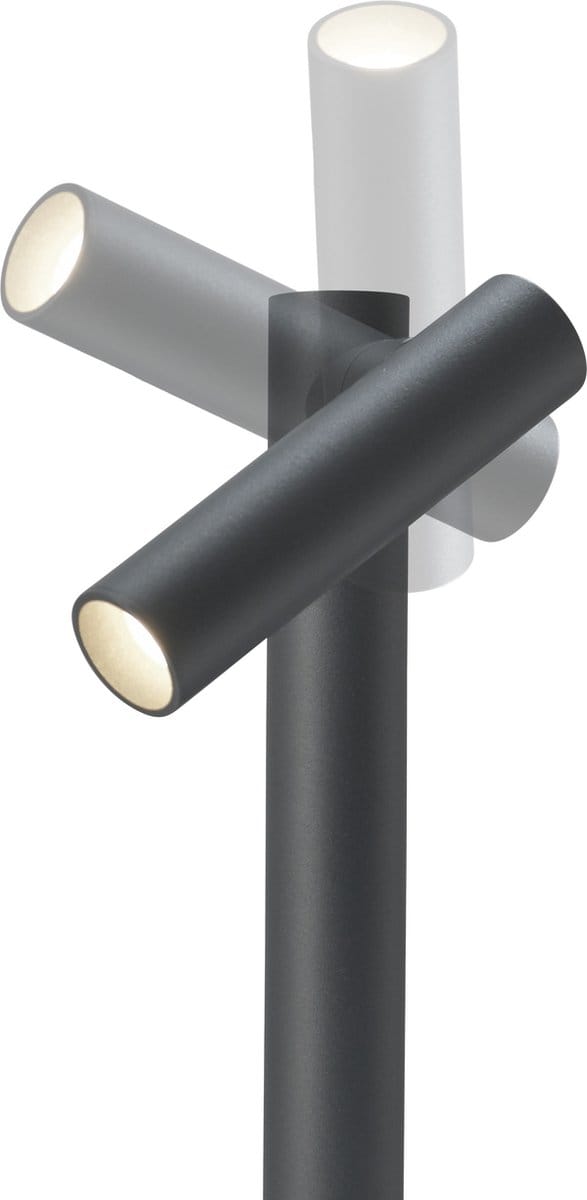 Sompex Tafellamp TUBO - Batterijlamp, antraciet