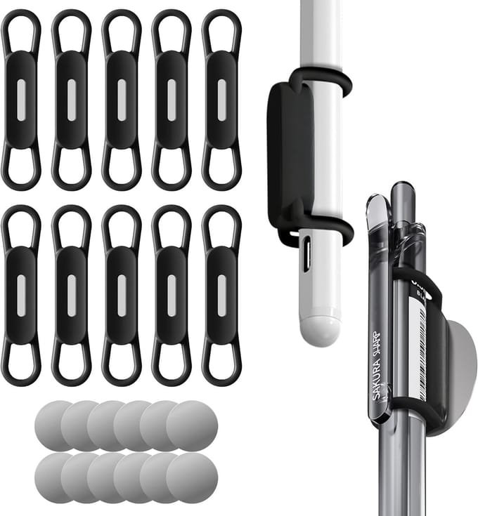 Verstelbare Magnetische Penhouders - Siliconen Bureauaccessoires - 10 Stuks