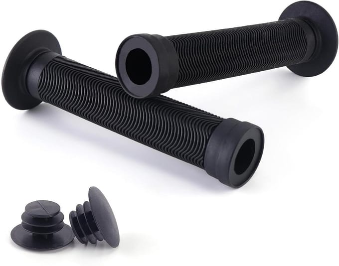 Fiets Stuur Grip - Handvat Covers - Comfortabel Fietsen - Ergonomisch Ontwerp - Universele Maat - Zwart