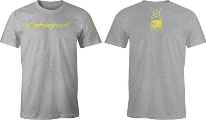 Cyberpunk - Logo Grey T-Shirt - XL