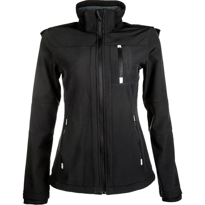 Jas met afneembare capuchon meisje HKM Softshell