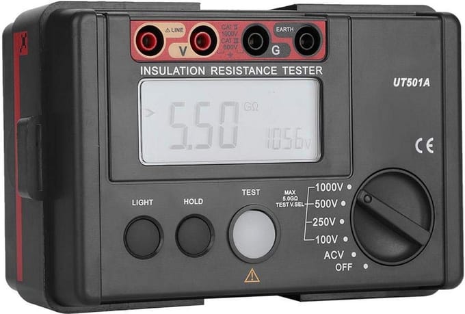 Digitale Isolatiemeter Weerstandsmeter Aardingsweerstand Multimeter 1000V