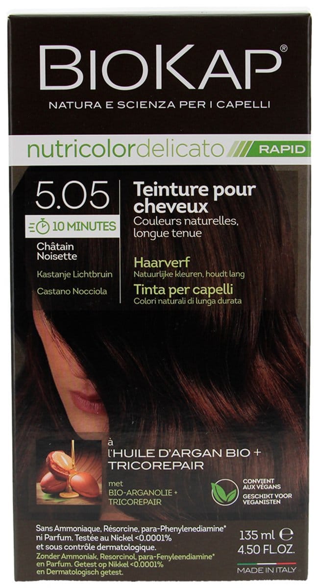 Biokap Nutricolor Delicato Rapid Haarverf (Kleuren : Kastanje)