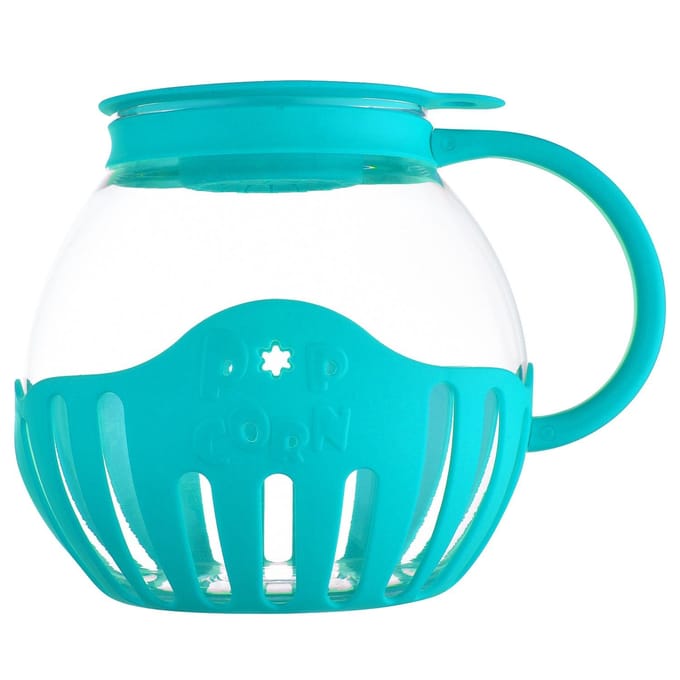 3-in-1 Glazen Magnetron Popcornmaker met Maatdeksel Vaatwasmachinebestendig Borosilicaat
