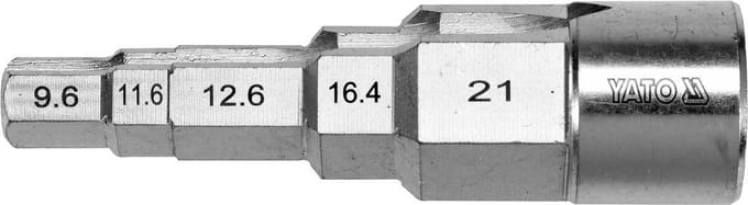Yato Steeksleutel 1/2" voor Radiatorafsluiters - Universele Maten