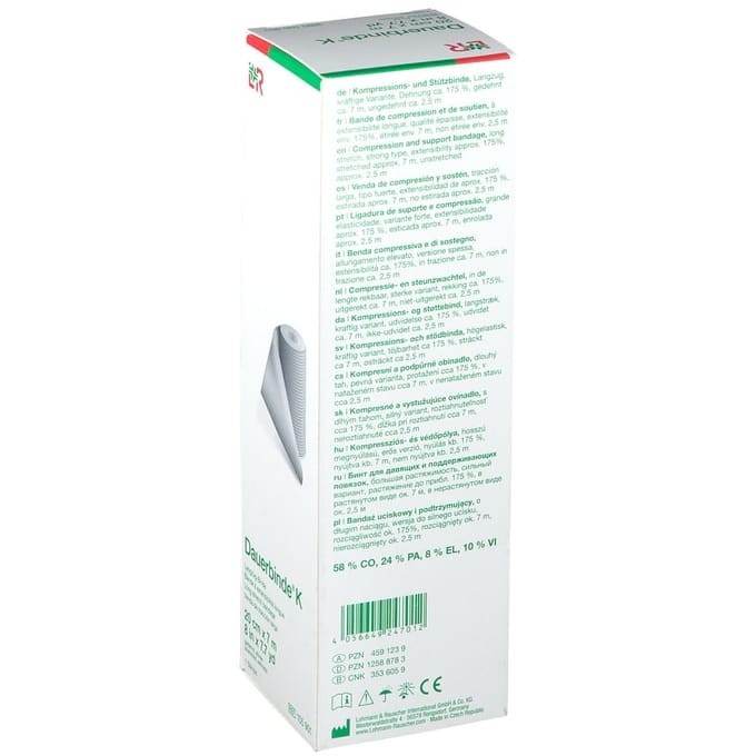 Lohmann & Rauscher Dauerbinde K 20cmx7m 105901 1 Verband