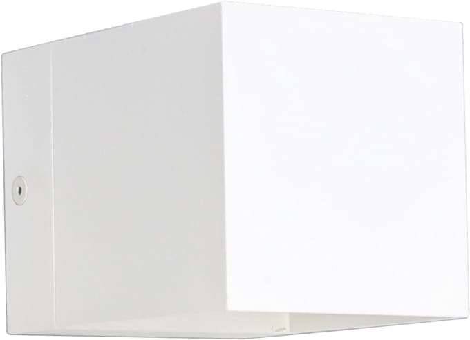 QAZQA Transfer - Wandlamp - 1 lichts - wit