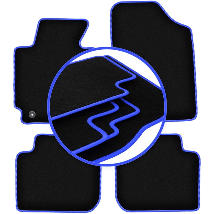 CARLUX-BLUE automatten voor: Hyundai Elantra V coupé, sedan (2010-2016)