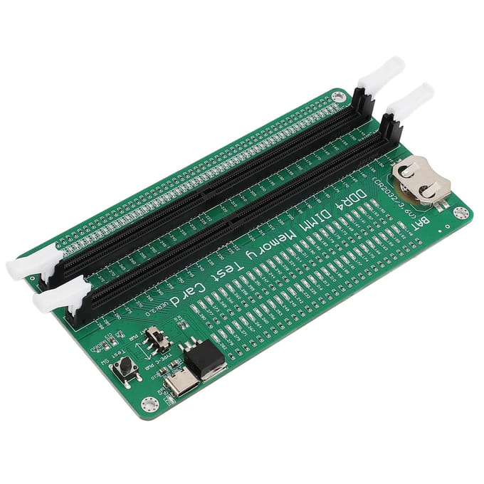 DDR4 Geheugentester Desktopcomputer DDR4 Testkaart Slot Diagnostische Analyzer Testkaart voor Desktopcomputer black