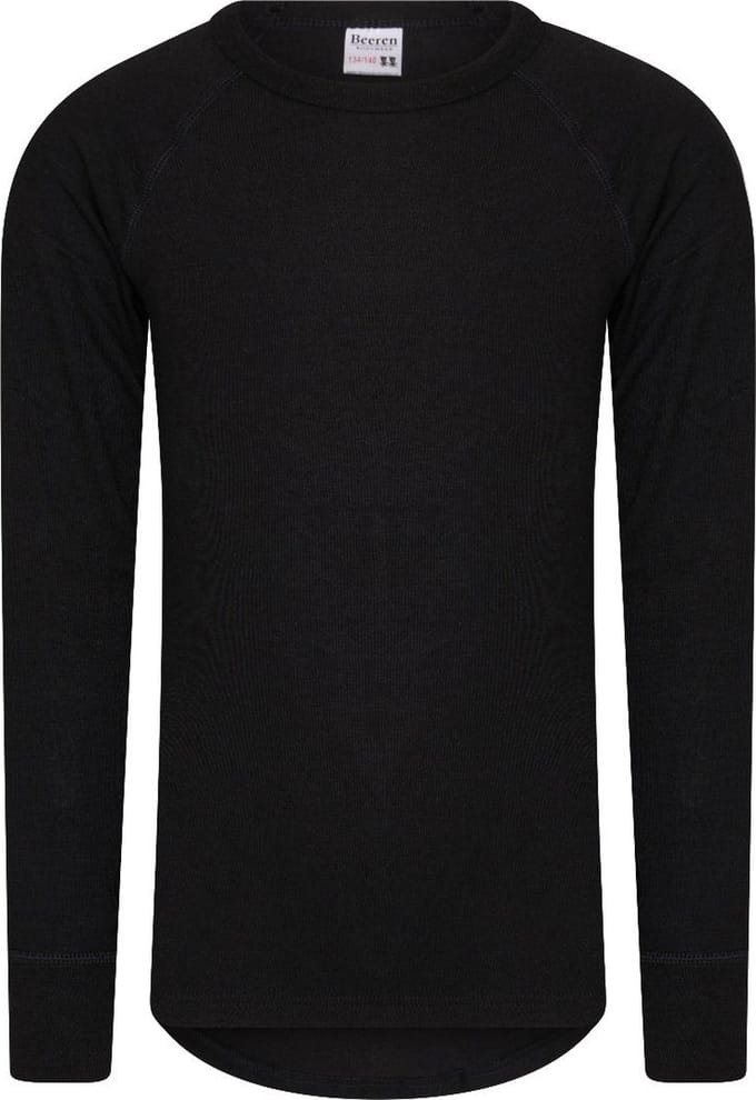 Beeren Thermo Kinder shirt L.M. Zwart maat 158/164