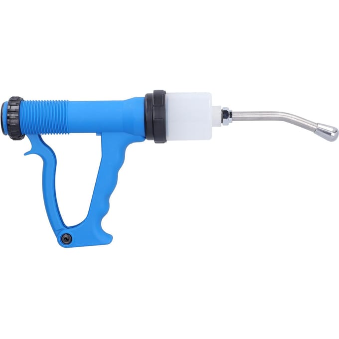 Continue Spuit 70ml Verstelbare Injector Veterinaire Accessoire voor Varken Rund Schap blue