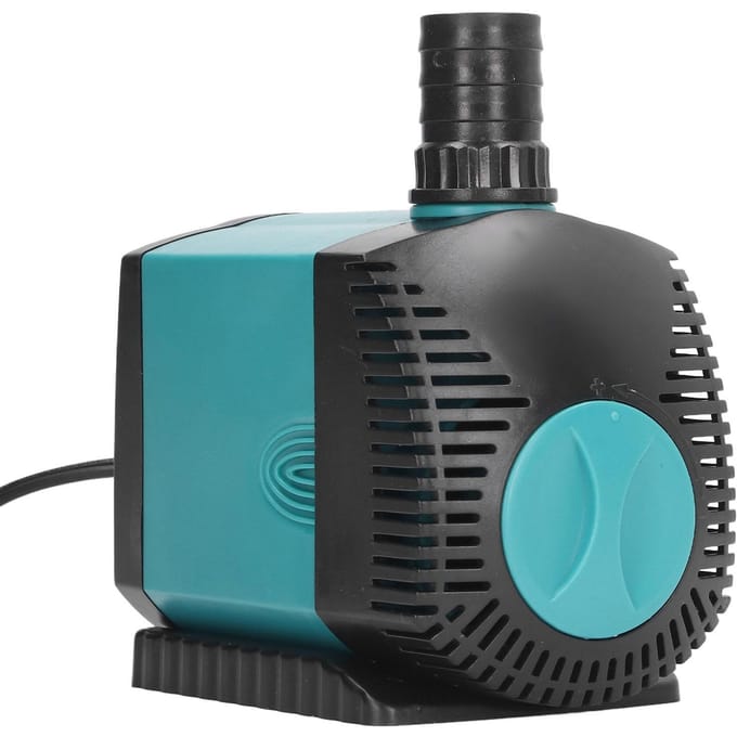 Pompe Submersible 2500LH 50W Conversion de Fréquence Aspiration Latérale Pompe à Eau Submersible pour Aquarium