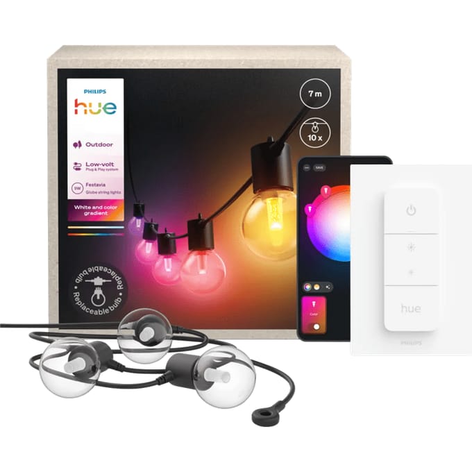 Philips Hue Festavia Globe Lichtsnoer - 7 meter + Dimmer