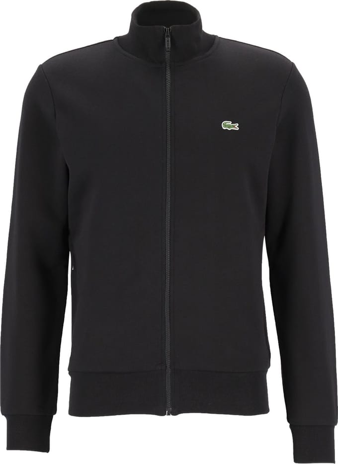Lacoste heren sweatvest - met rits - zwart