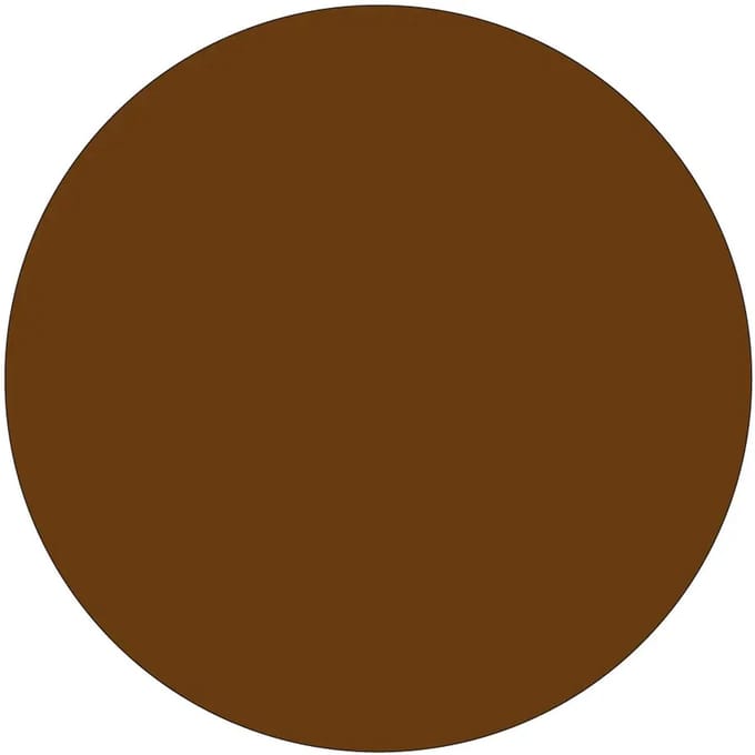 Rond bruin bord | gecoat dibond materiaal | 10 cm