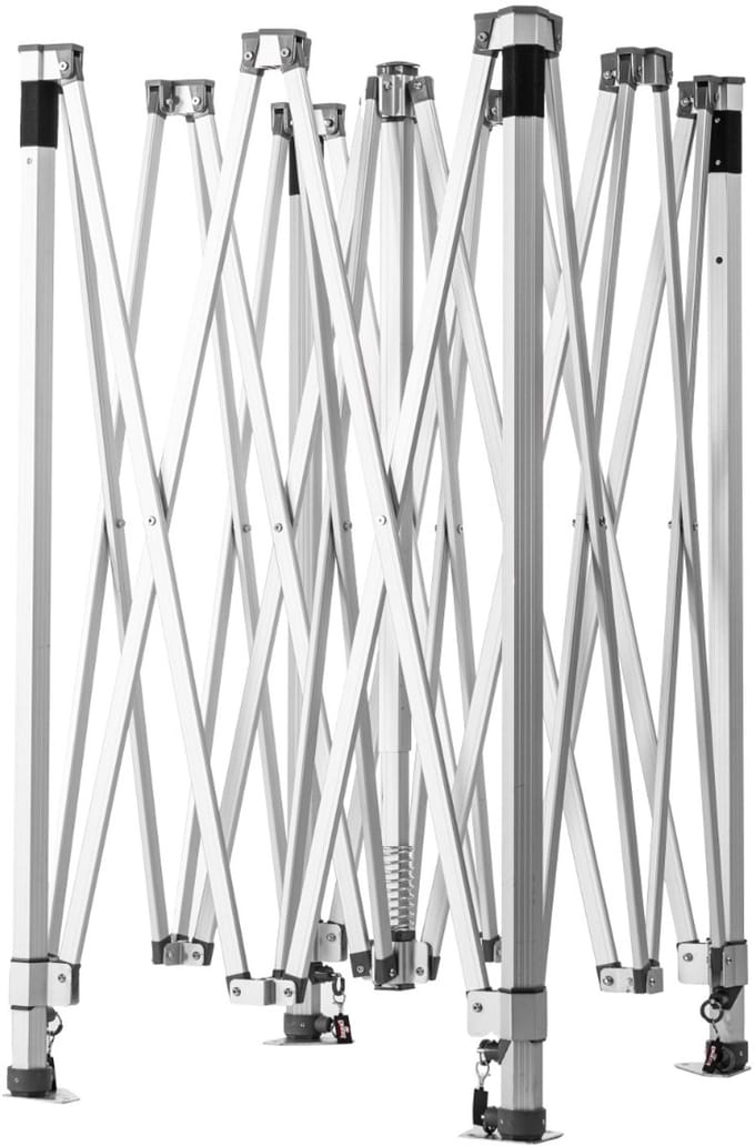 Easy Up | GO-UP50 | 4x8 | Wit | Aluminium