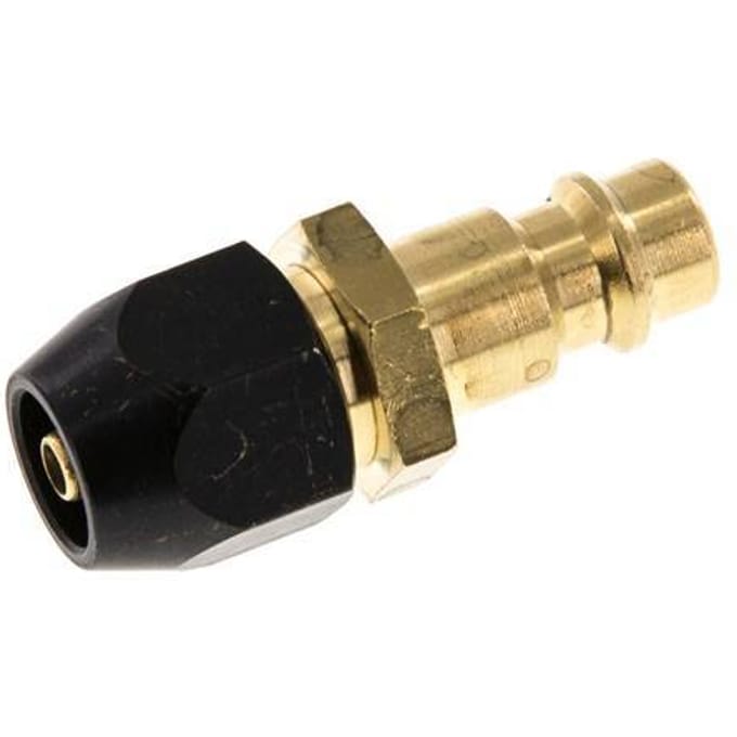 Messing DN 7.2 (Euro) Luchtkoppeling Insteeknippel 4x10 mm Push-On