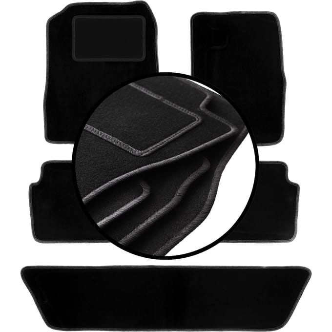 Complete set veloursmatten voor: Dodge Durango II SUV (2002-2010)
