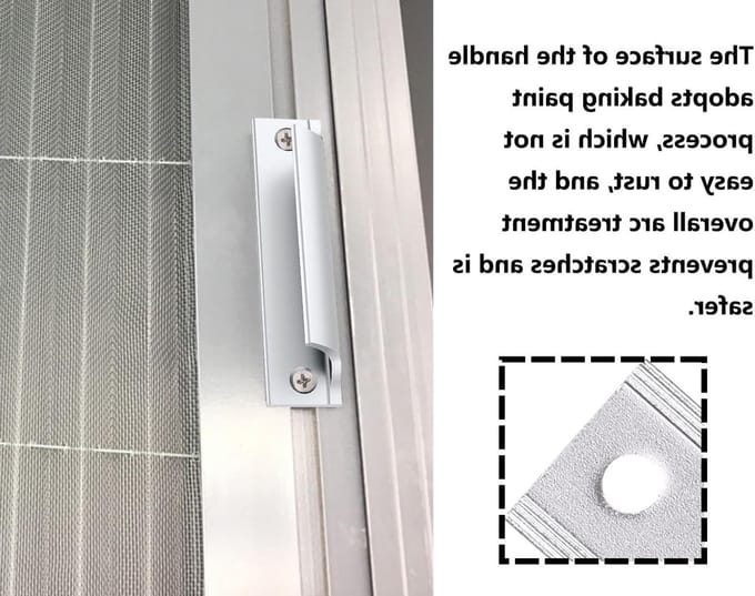 Dailygoods - 2 Pcs Balkon Deur Handgreep - Aluminium Handvat voor Schuifdeur en Kast