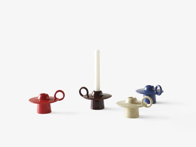 &Tradition Momento JH39 Kandelaar - poppy red