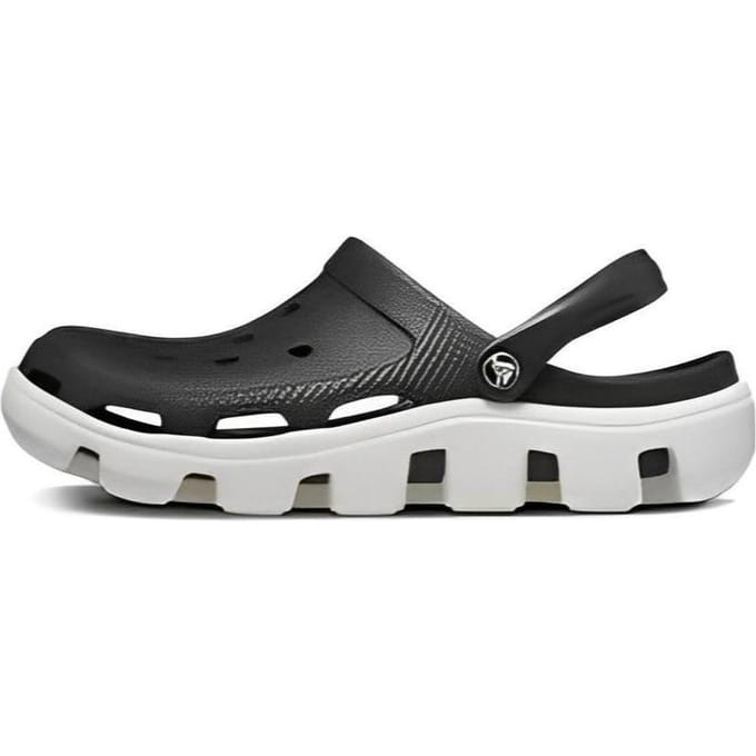 Crocs Duet Beach Sandalen Zwart Wit 11991-066 39-40 white