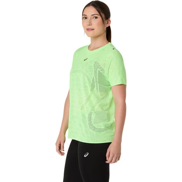 Asics metarun ss top hardloop t-shirt korte mouw zomer dames -