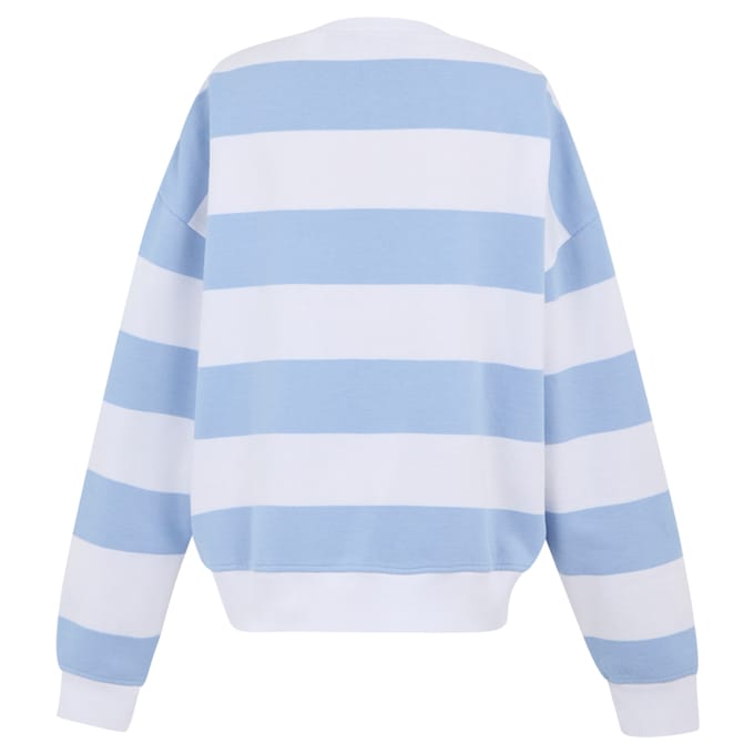 Regatta Dames/Dames Avika II Stripe Crew Neck Trui (Chambray Blauw/Wit)