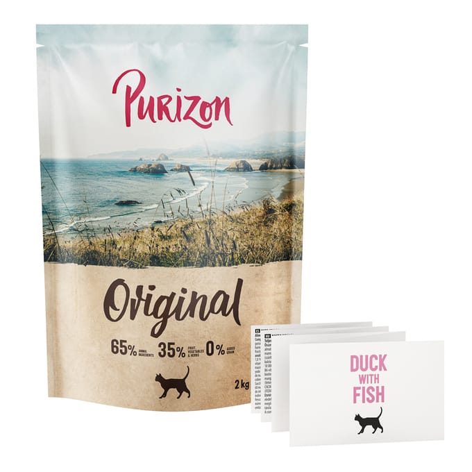 Purizon Original eend met vis - graanvrij - Nieuw Recept 2 kg