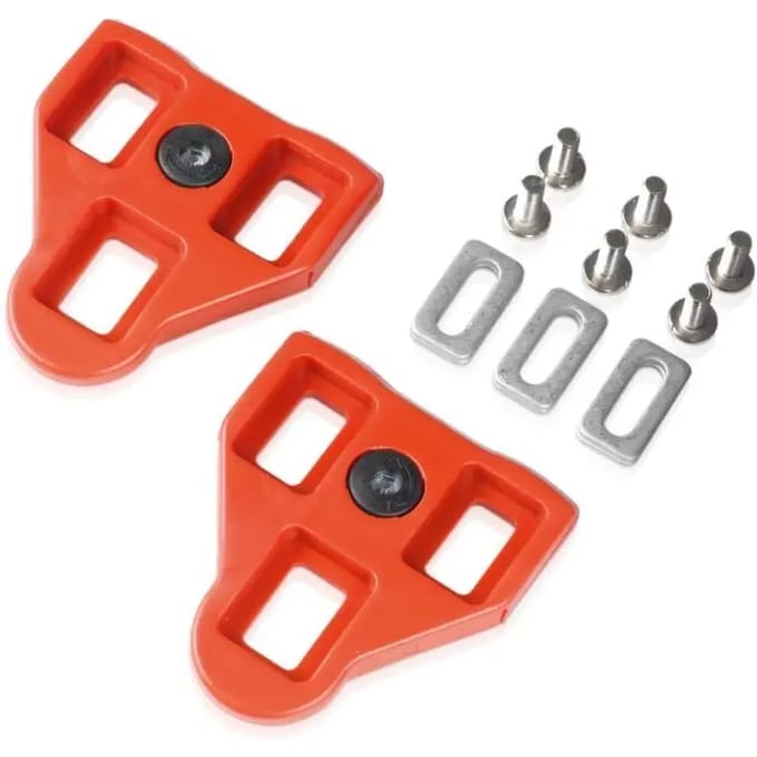 XLC PD-X04 Schoenplaatjes Look Keo Pedalen - Speling 9° - Rood