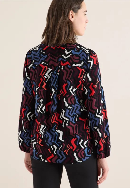 Blouse met grafisch patroon