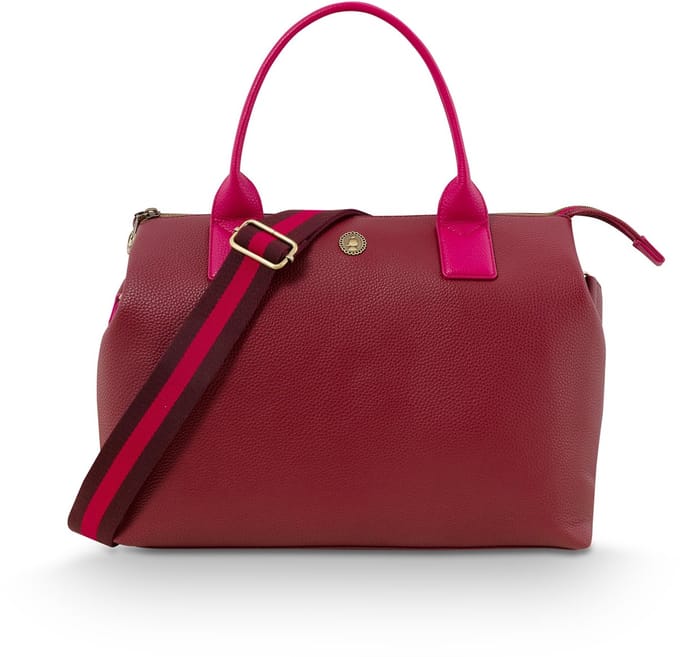 Pip Studio - Fia Handtas - Handtassen dames - Rode tas - 34x16x26.5cm